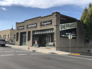 Exterior of Sheppards building in Hood River