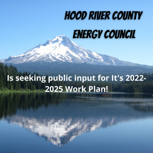 Hood River County Energy Plan Input