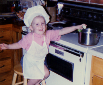 Very young Chef Madeline