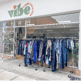 Vibe consignment storefront view