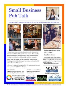 Mt. Adams Pub Talk Flyer